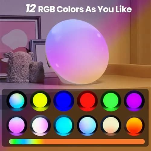 LASTAR Sun Lamp 10000 Lux 1600K-6500K 5 Brightness Levels 12 RGB Colors 2.43m Cord thumbnail 3
