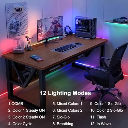 echosari LED Strip Lights 3.05m (10ft) Dual Color Changing (Warm White & Multicolor) with Remote | Battery Operated, Cuttable for Bedroom Party Decor thumbnail 5