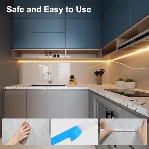 echosari LED Strip Lights 3.05m (10ft) Dual Color Changing (Warm White & Multicolor) with Remote | Battery Operated, Cuttable for Bedroom Party Decor thumbnail 7