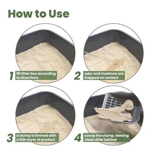 almo nature Natural Cat Litter 9.08 kg (20 lb) Pack of 4 | Odor Control & Flushable thumbnail 4