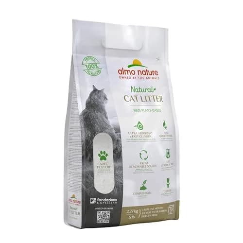 almo nature Natural Cat Litter 9.08 kg (20 lb) Pack of 4 | Odor Control & Flushable thumbnail 2