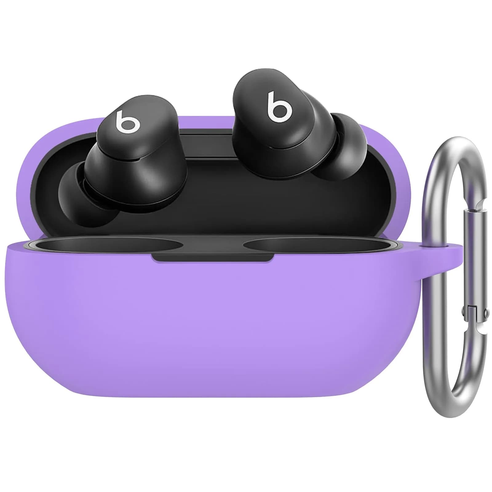 AHASTYLE Silicone Case for Beats Solo Buds (2024) | Shockproof & Dust-Resistant Earbud Case — Lavender / for Beats Solo Buds (2024)