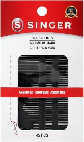SINGER Assorted Hand Needles Set - 45 Needles (5 Packs) | Betweens, Chenille, Darners, Embroidery, Sharps & Tapestry thumbnail 1