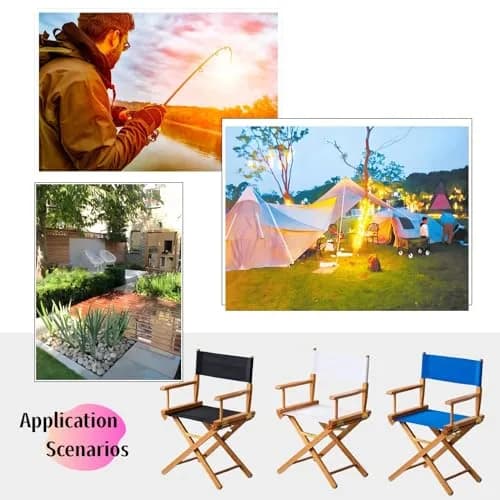 Khakho Director Chair Canvas Replacement Seat and Back 54cm x 41cm (21.3" x 16.1") | Durable Cotton Canvas for Movie Chairs thumbnail 7