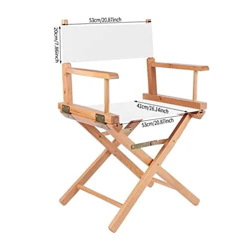 Khakho Director Chair Canvas Replacement Seat and Back 54cm x 41cm (21.3" x 16.1") | Durable Cotton Canvas for Movie Chairs thumbnail 8