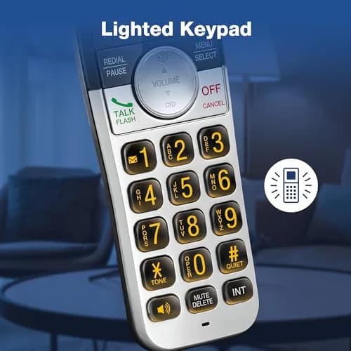 VTech DECT 6.0 Cordless Phone 2-Handset System with Caller ID | Interference-Free Sound thumbnail 5