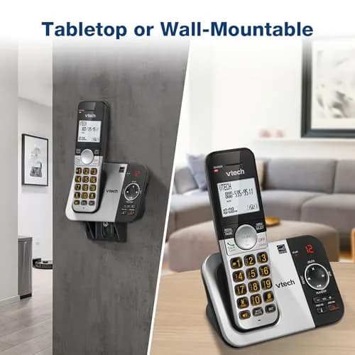 VTech VG232 Cordless Home Phone with Answering Machine, Large Backlit Display & Big Buttons | DECT 6.0 thumbnail 9
