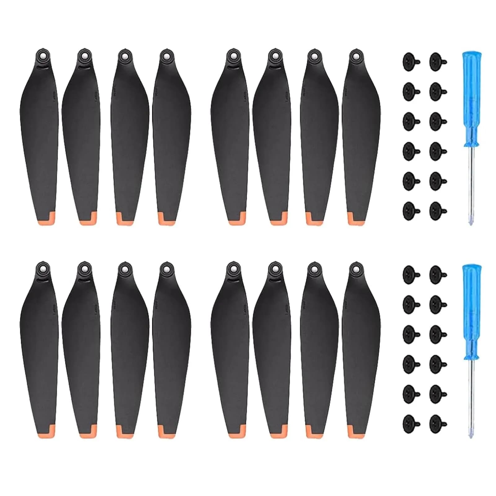YETEETH 16Pcs Propeller for DJI Mini 4 Pro/Mini 3 Pro | Low Noise, Easy Install, Durable