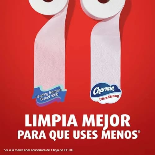 Charmin Ultra Strong Toilet Paper 18 Mega Rolls (3960 Sheets Total) | 4X Stronger When Wet thumbnail 4