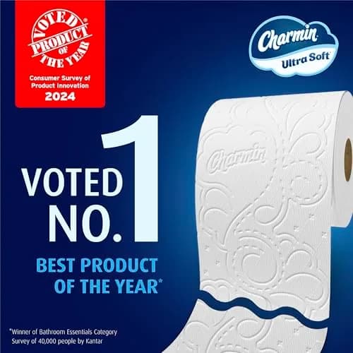 Charmin Ultra Soft Toilet Paper 12 Mega XL Rolls (336 Sheets Per Roll) | Trusted Softness, Better Tear thumbnail 6