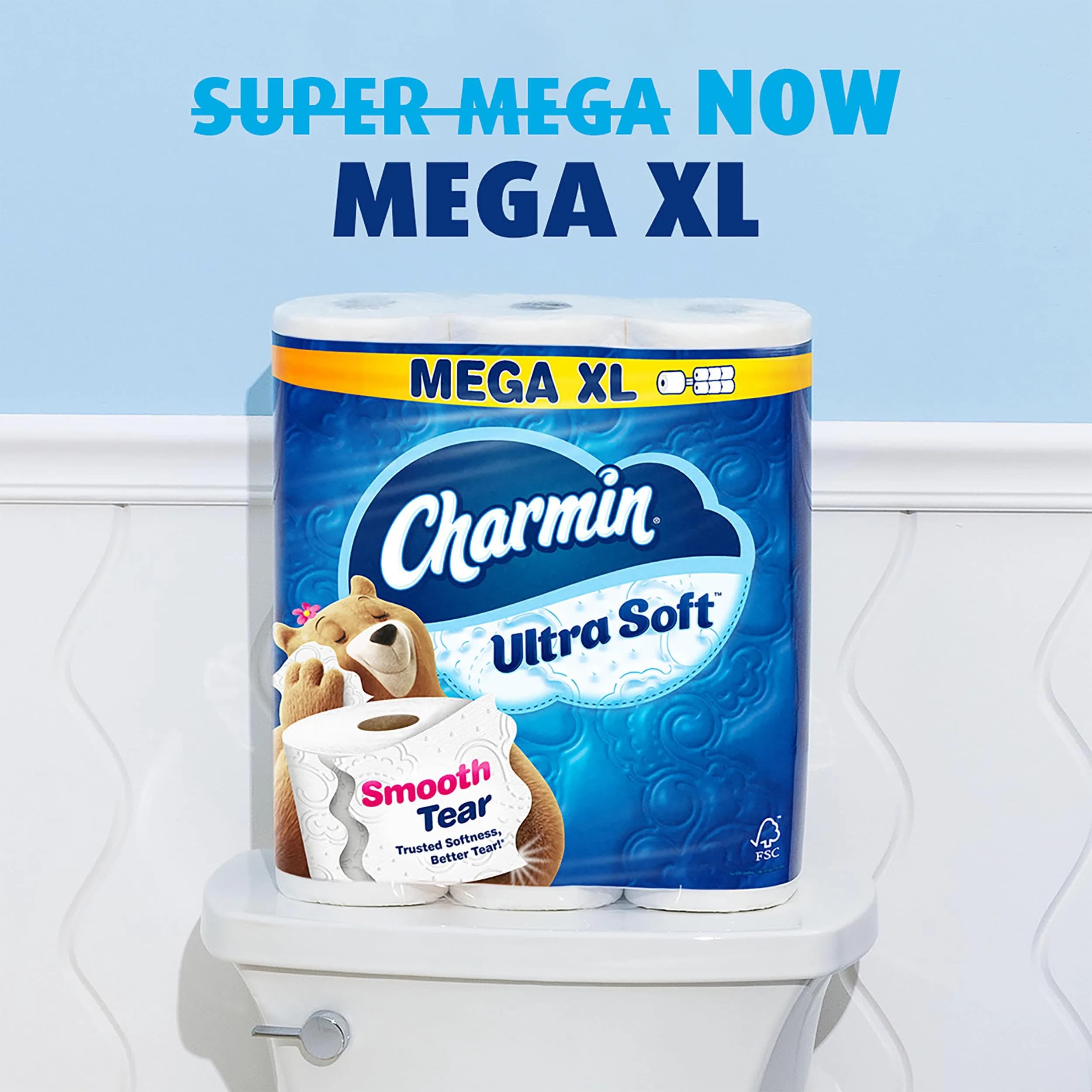 Charmin Ultra Soft Toilet Paper Mega XL Rolls, 336 Sheets Per Roll | Trusted Softness & Better Tear - view 3