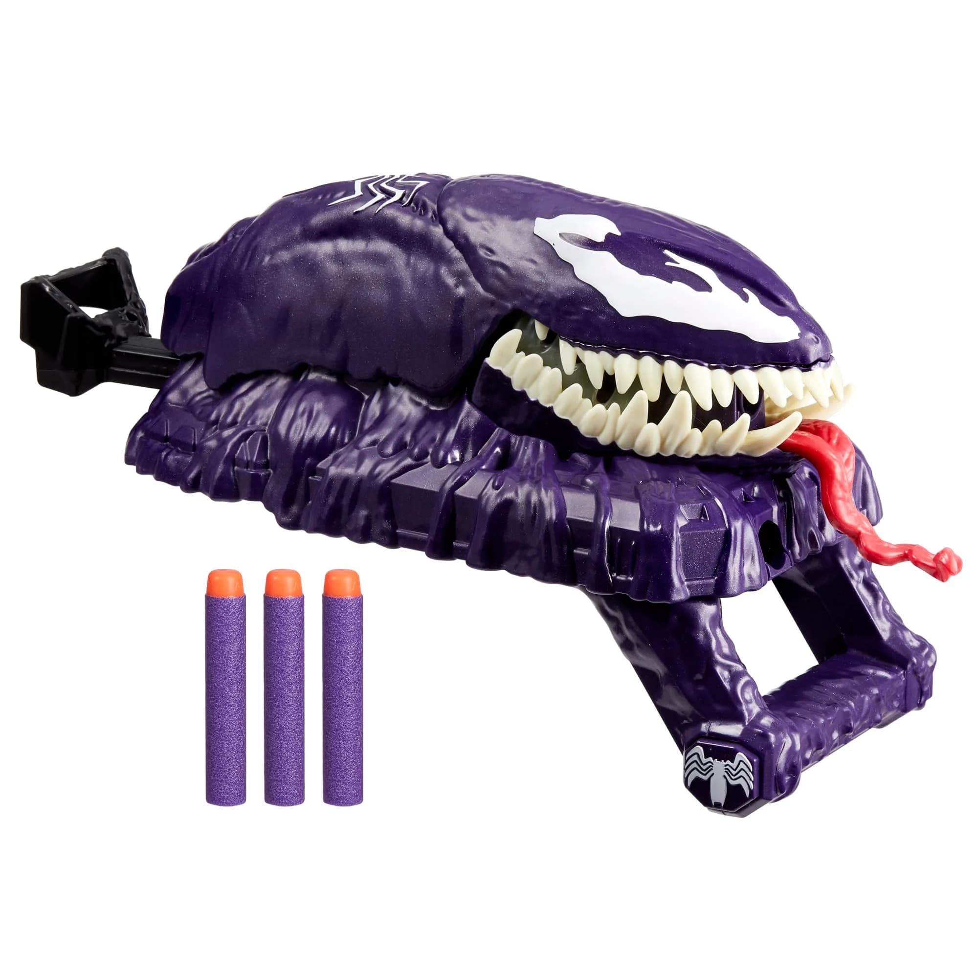Marvel Spider-Man VenomVersus Marvel’s Venom Strike Blaster, NERF Spider-Man Toy, Super Hero Toys for Kids Ages 5+ | Venom Symbiote Power — Multicolor
