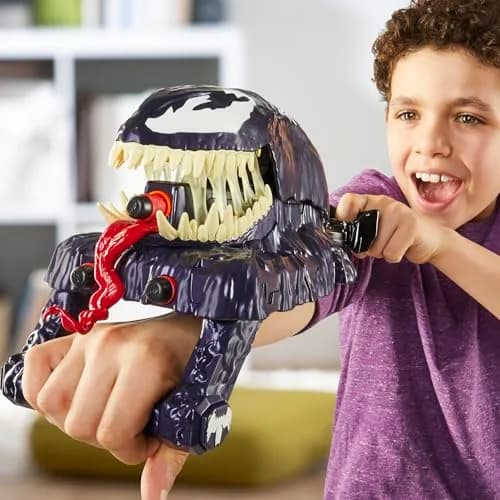 Marvel Spider-Man VenomVersus Marvel’s Venom Strike Blaster, NERF Spider-Man Toy, Super Hero Toys for Kids Ages 5+ | Venom Symbiote Power thumbnail 5