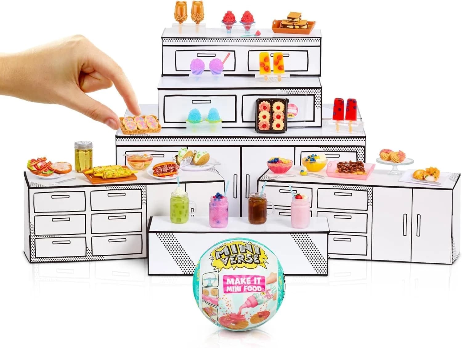 MGA's Miniverse Make It Mini Food Cafe Series 3 Blind Packaging DIY Resin Play Collectible | 1 Unit - view 6