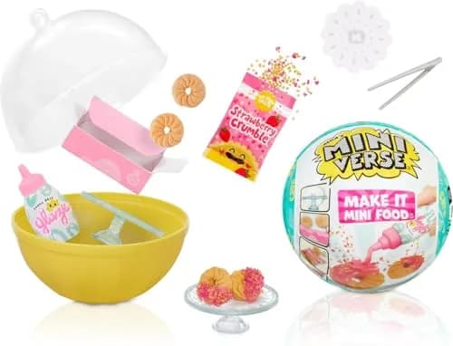 MGA's Miniverse Make It Mini Food Cafe Series 3 Blind Packaging DIY Resin Play Collectible | 1 Unit thumbnail 1
