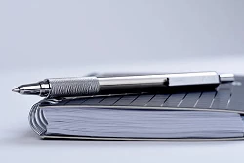 Zebra Pen STEEL F-701 Retractable Ballpoint Pen, Black Ink, 0.8mm, 3-Pack with 2 Refills | Smooth Writing for Professionals thumbnail 5