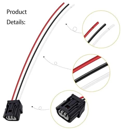 HiSport Ignition Coil Connector Harness Replacement for Honda & Acura 4PCS | Compatible with Honda 2006-2019 thumbnail 2