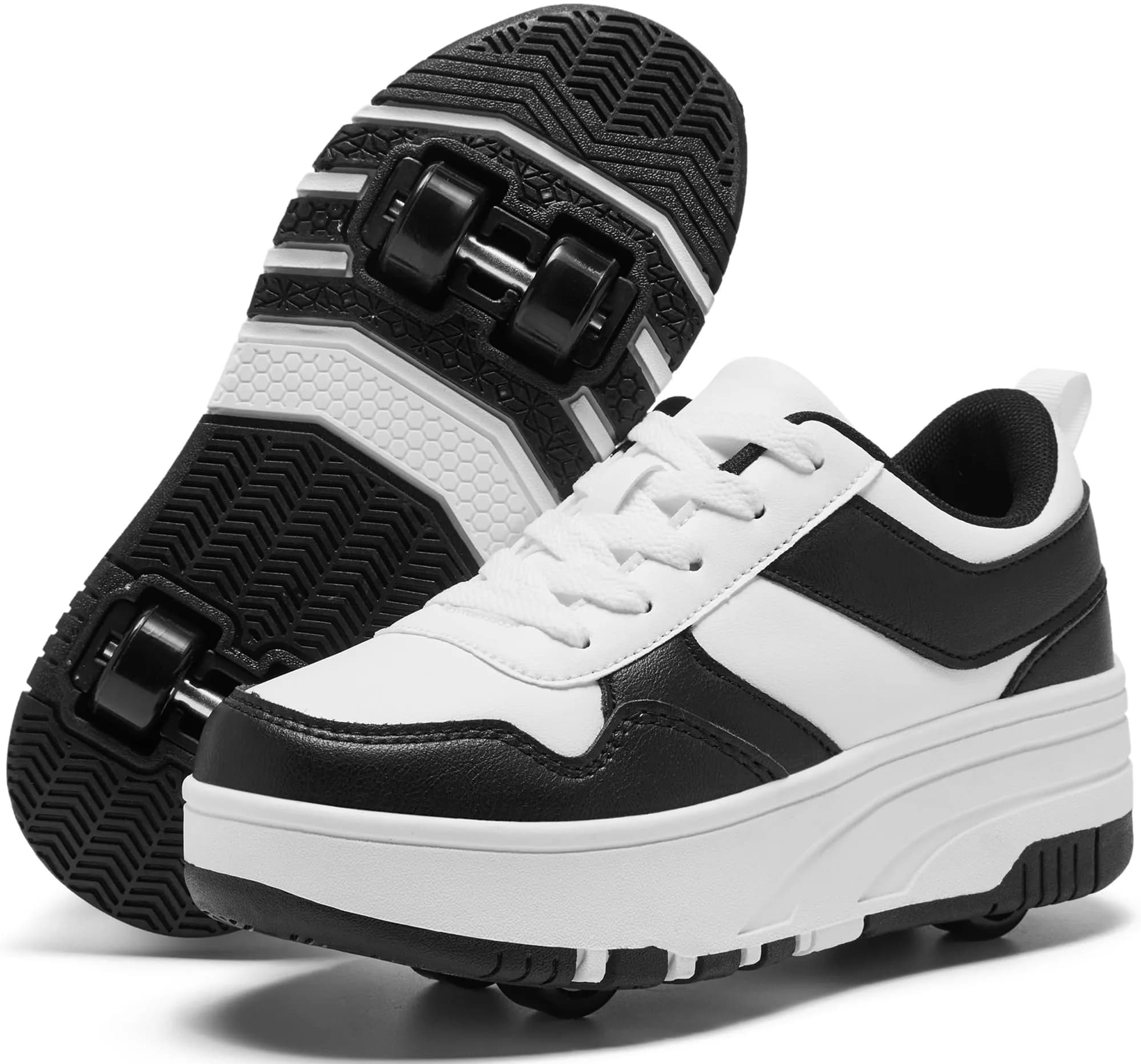 ANEFUN Kids Roller Skate Shoes 4-Wheel Detachable Sneakers | Safe, Comfortable & Versatile (70-120 chars) - main product image
