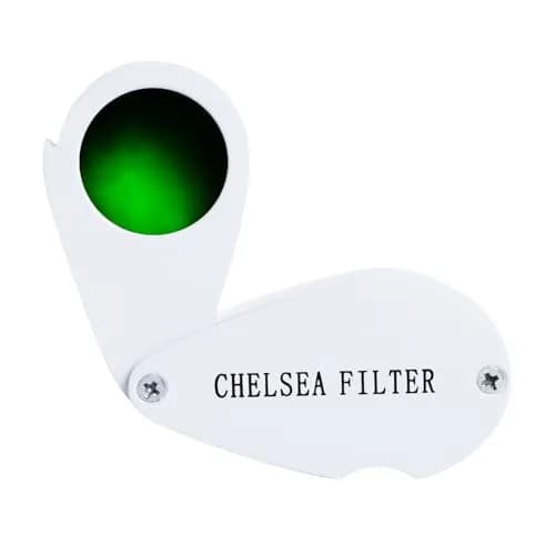 TEKCOPLUS Chelsea Filter for Gemstone Identification | 5.9 cm (2.3 in) | Distinguish Genuine Emeralds, Rubies, Sapphires, Aquamarine thumbnail 1