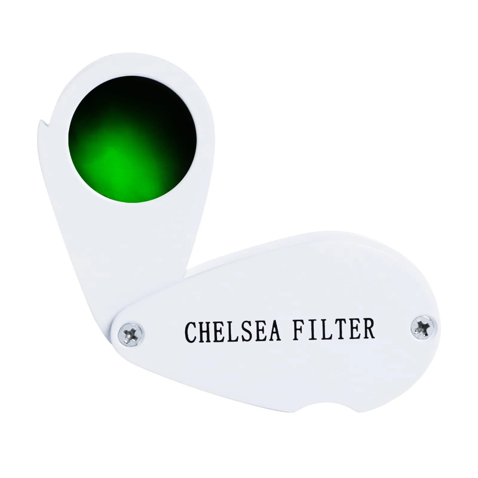 TEKCOPLUS Chelsea Filter for Gemstone Identification | 5.9 cm (2.3 in) | Distinguish Genuine Emeralds, Rubies, Sapphires, Aquamarine - main product image