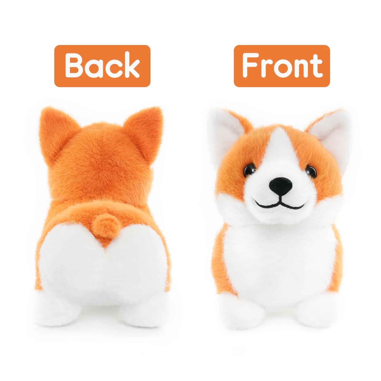 WEIGEDU Corgi Plush Toy Stuffed Animal 30.5 cm (12 Inch) | Realistic Welsh Corgi Design - view 2