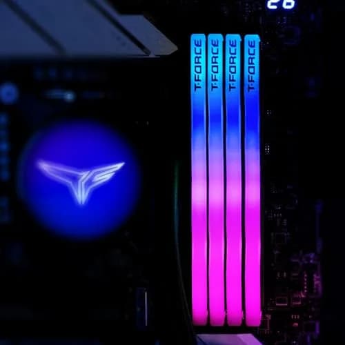 TEAMGROUP T-Force Delta RGB DDR5 RAM 64GB (2x32GB) 6000MHz CL38 White | Desktop Memory Module thumbnail 6