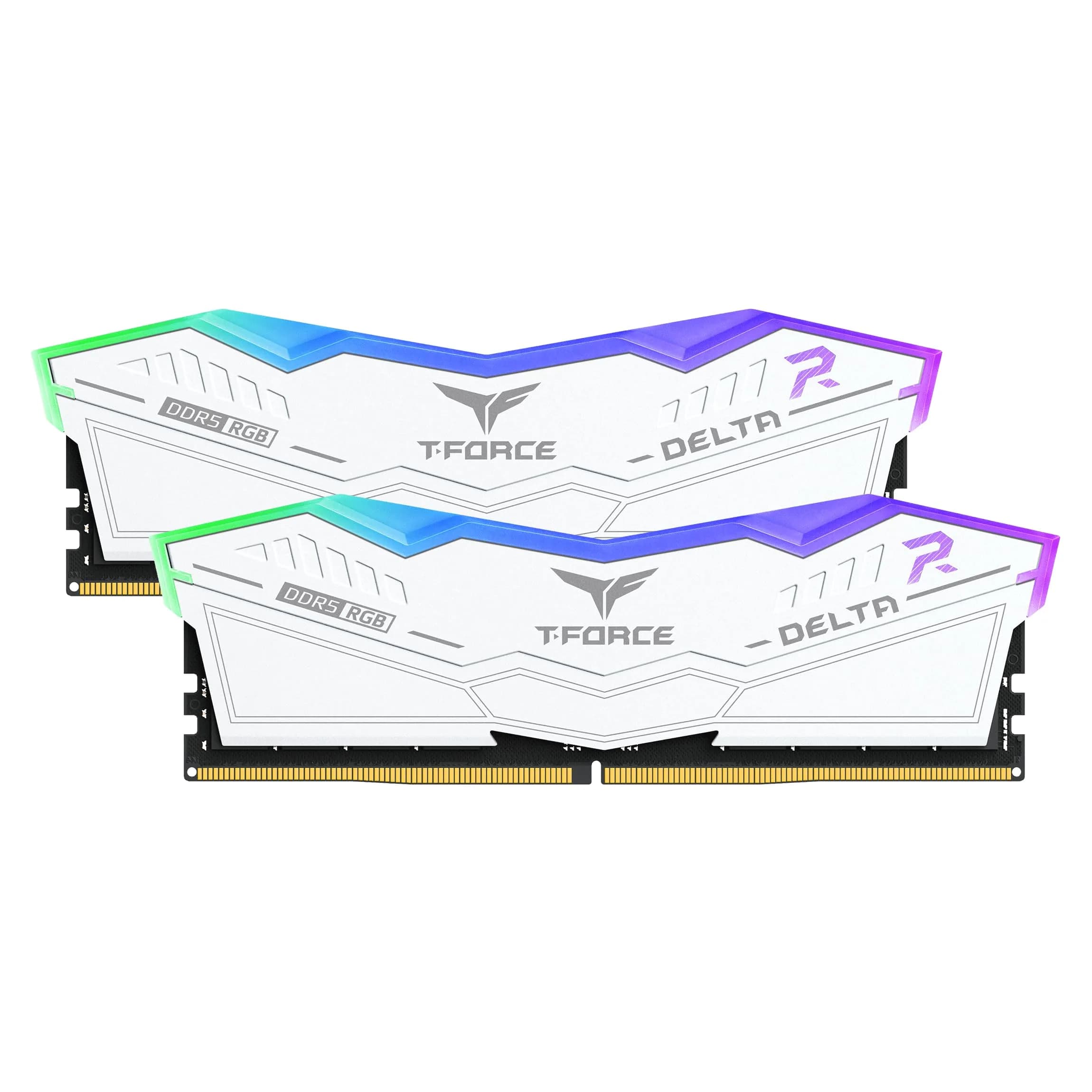 TEAMGROUP T-Force Delta RGB DDR5 RAM 64GB (2x32GB) 6000MHz CL38 White | Desktop Memory Module - view 9