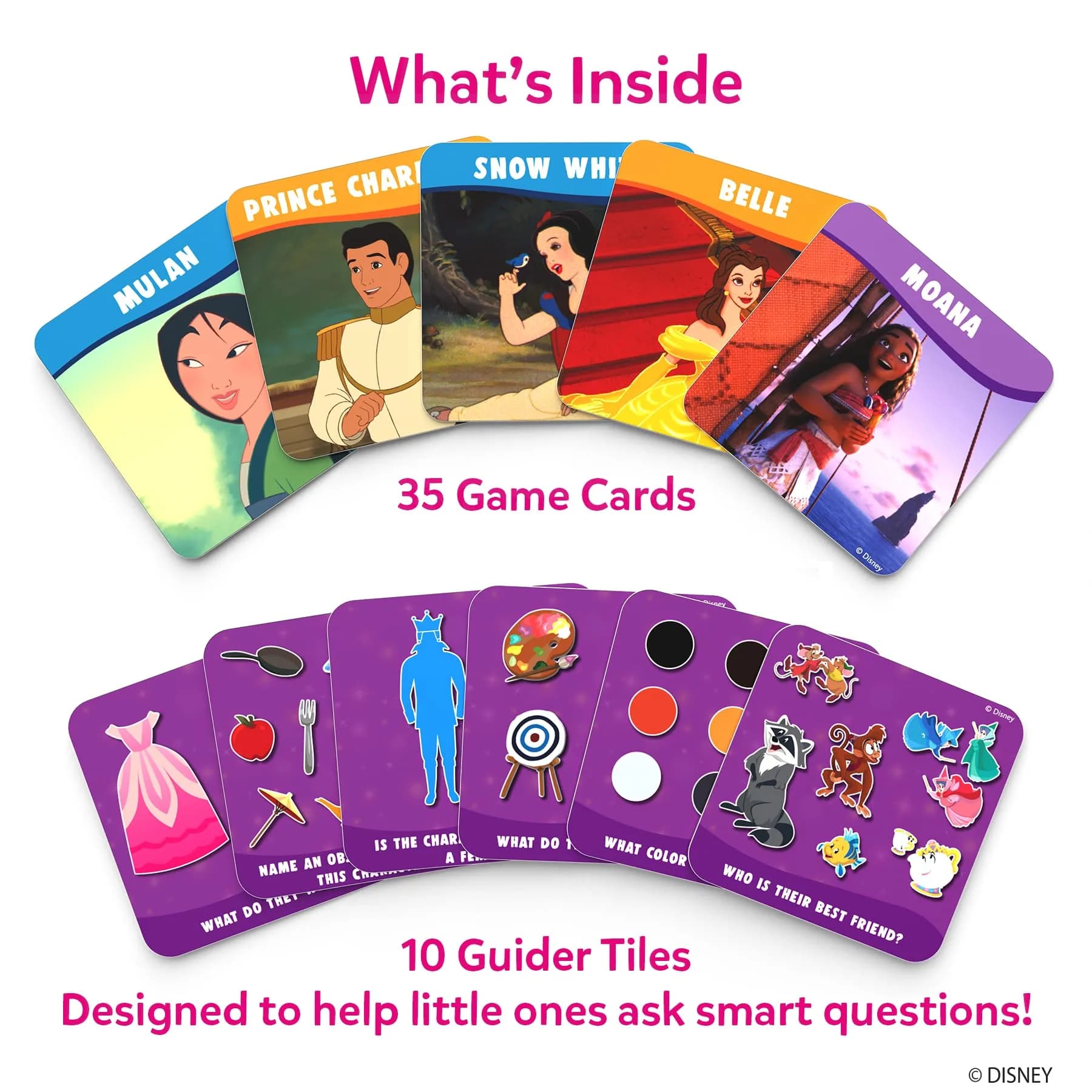 Skillmatics Guess in 10 Disney Princess Card Game for Kids Ages 3-6 | Educational Travel Game - view 2