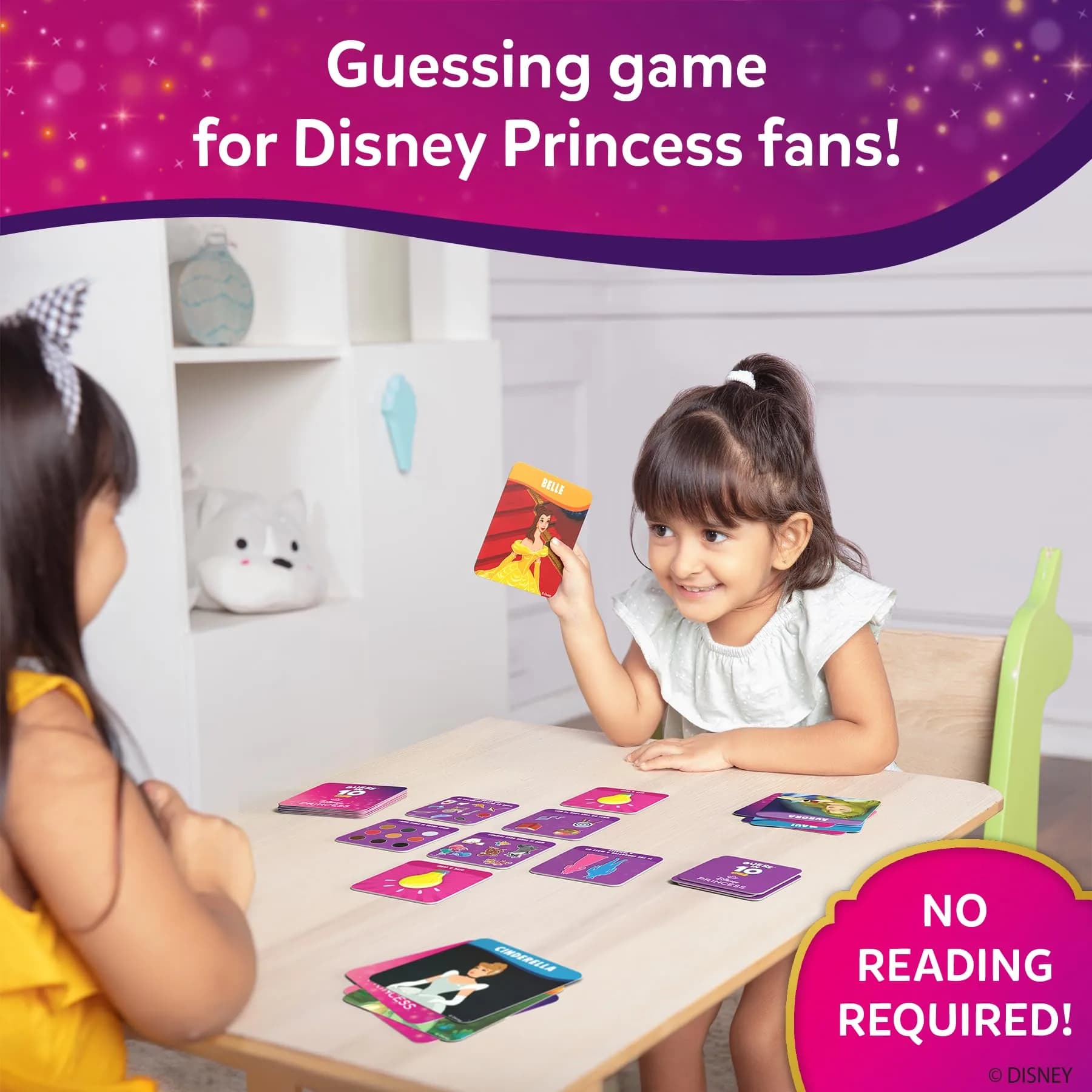 Skillmatics Guess in 10 Disney Princess Card Game for Kids Ages 3-6 | Educational Travel Game - view 3