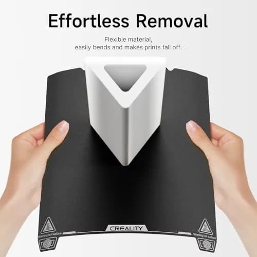 Creality 3D Printer Build Plate Black EP Plate 235 x 235mm (9.25 x 9.25 inch) | Textured Spring Steel for Ender 3 V3 SE, K1, K1C, Ender 5 S1 thumbnail 3