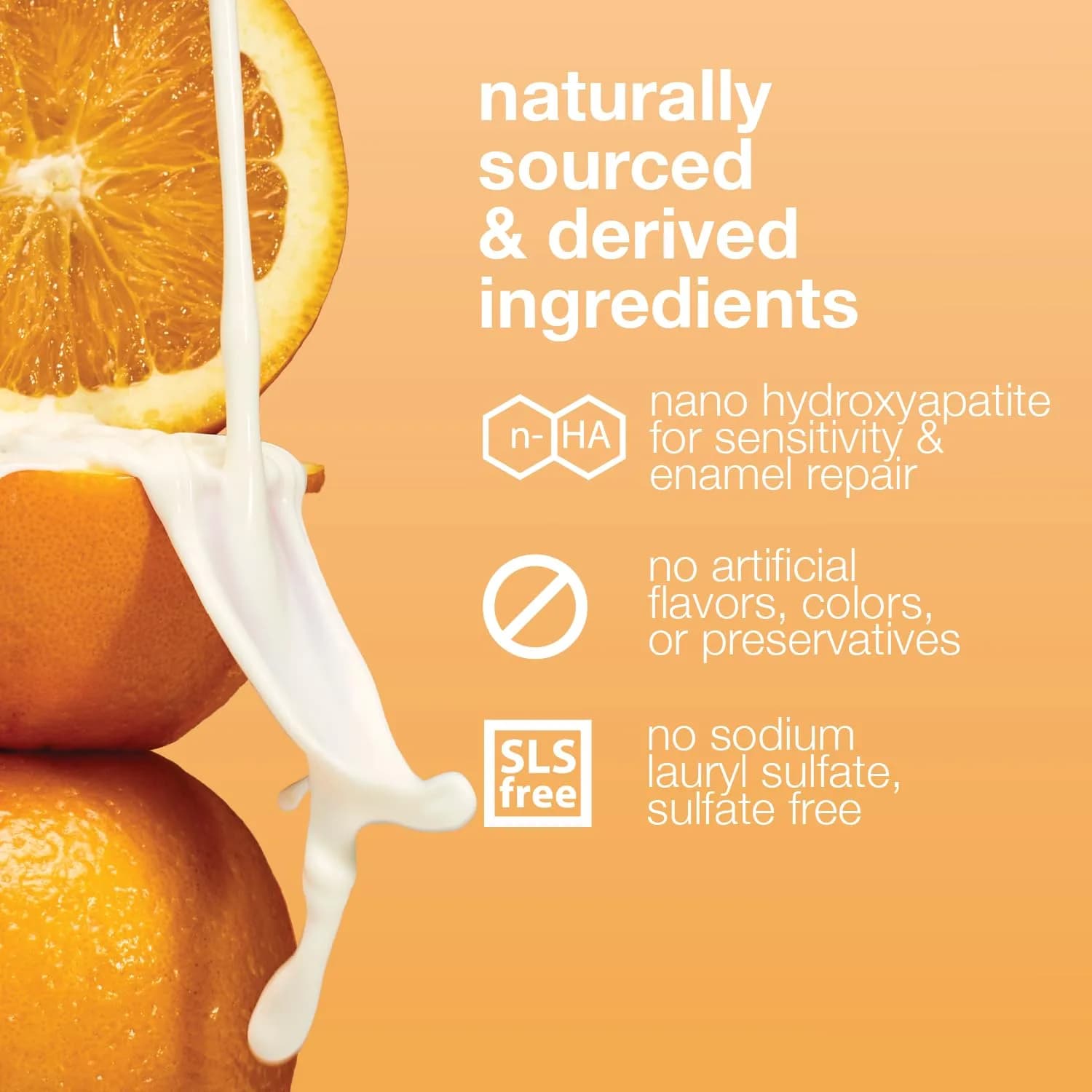 Davids Hydroxi Nano Hydroxyapatite Toothpaste Orange Vanilla Flavor, 113g (4 oz) | Fluoride-Free Enamel Health & Whitening - view 5