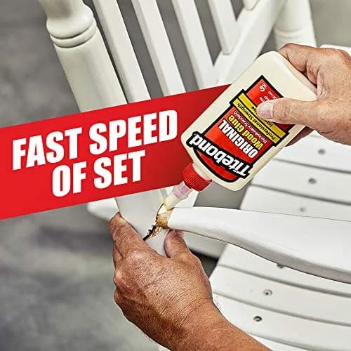 Titebond Original Wood Glue 5062, Industry Standard, 4 fl oz (118 ml) Bottles (Pack of 2) | Bonds Stronger Than Wood thumbnail 4