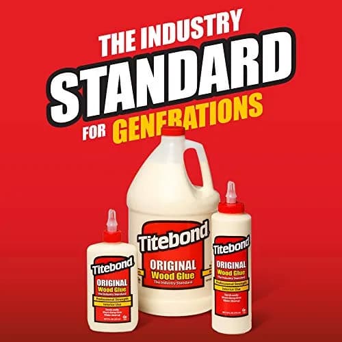 Titebond Original Wood Glue 5062, Industry Standard, 4 fl oz (118 ml) Bottles (Pack of 2) | Bonds Stronger Than Wood thumbnail 2