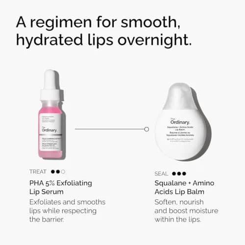 The Ordinary Squalane + Amino Acids Hydrating Lip Balm | Nourishes Lips, Elbows & Cuticles, 0.5 Fl Oz thumbnail 5