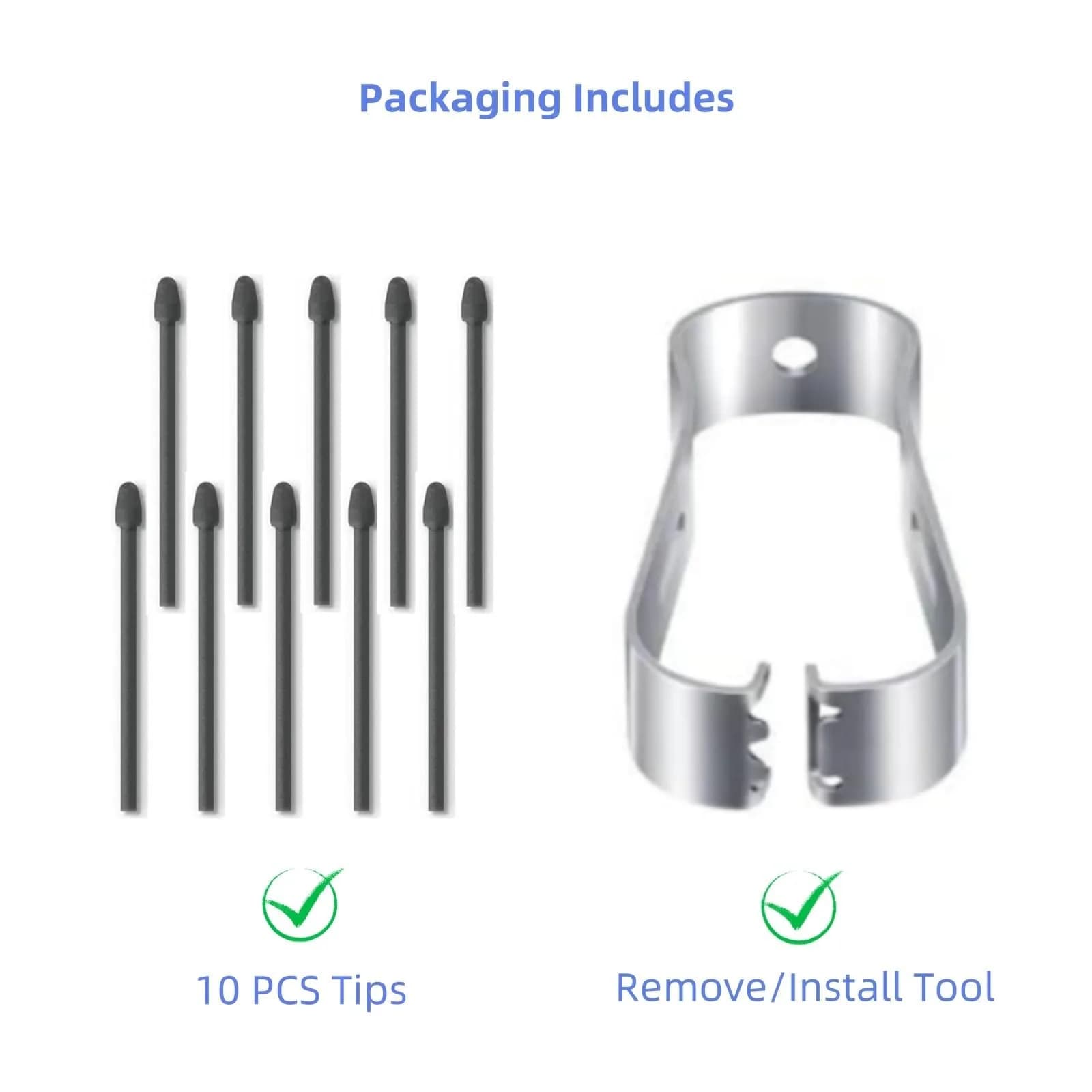 RKItE Replacement Pen Tips for BOOX Stylus Pens (10 Pcs) | Felt Nibs for Paper-Like Writing - view 5