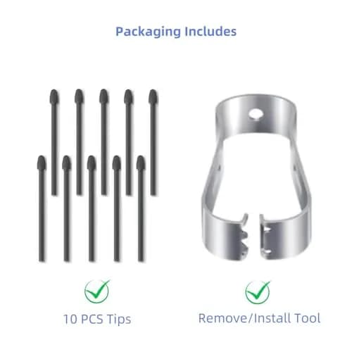 RKItE Replacement Pen Tips for BOOX Stylus Pens (10 Pcs) | Felt Nibs for Paper-Like Writing thumbnail 5