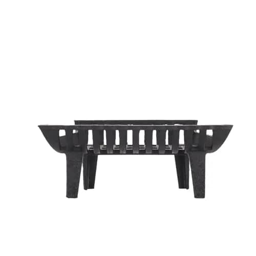 Flame Genie Heavy-Duty Cast Iron Fireplace Grate, 17" | 4" Clearance for Efficient Wood Burning thumbnail 2