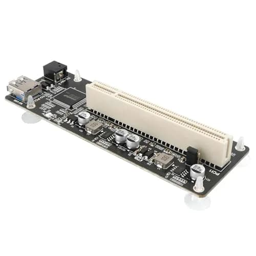 Trotwei Blue PCIe to PCI Adapter Card with Bracket, 120mm Mini PCB | Industrial-Grade Stability thumbnail 3