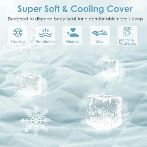 NEPPT Wedge Pillow for Seniors Side Sleeping Post Surgery | Cooling Back Support (110 chars) thumbnail 2