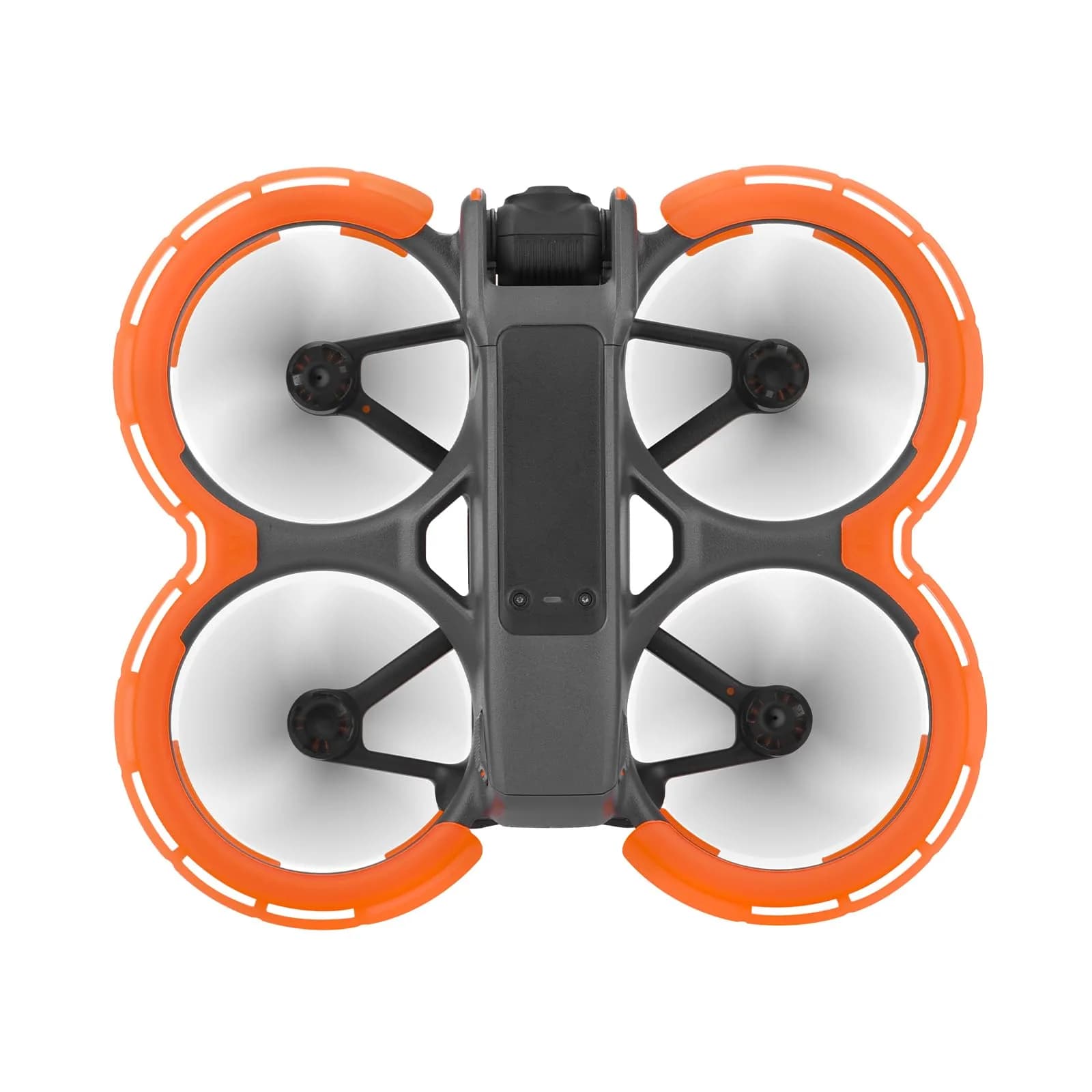 BRDRC Avata 2 Bumper Guards Accessories, Propeller Guard Protector Gimbal Protective Anti-Collision Ring Cover for DJI Avata 2 Fly More Combo (Orange) | High-Impact TPU