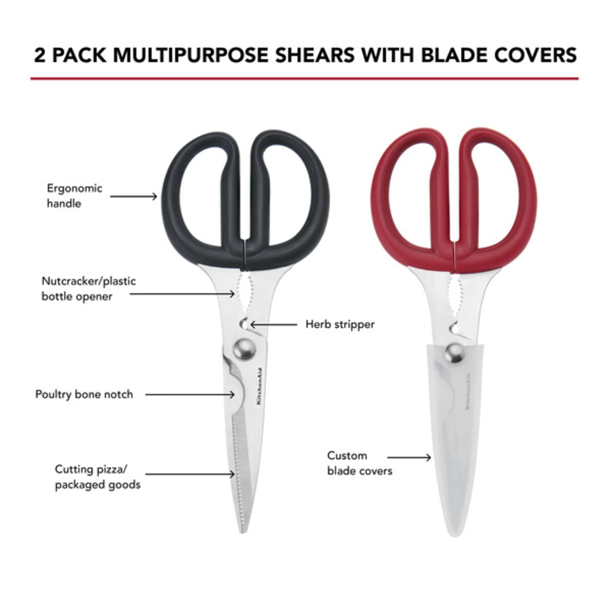 KitchenAid Black Multipurpose Shear Set, 2-Pack: Nutcracker & Bottle Opener Included - view 2