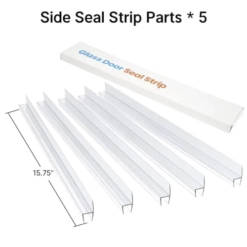 AmazerBath Shower Door Seal Strip 78.75 inches (6.56 ft) | Prevents Water Leaks thumbnail 2