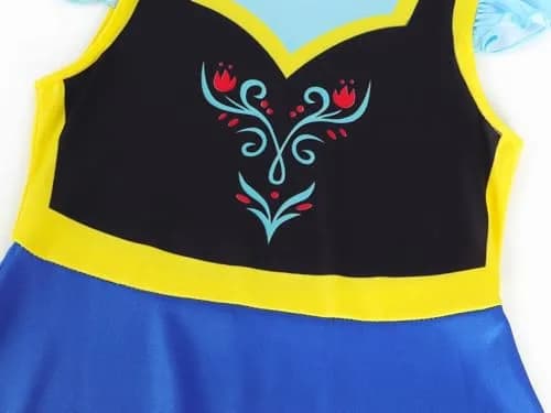 WonderBabe Snow Queen Princess Costume Girls 5-6 Years | Vibrant Halloween Dress thumbnail 5