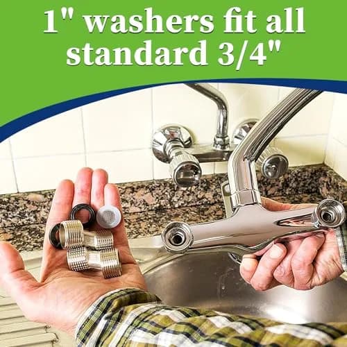 ZDBB 258 Pcs Faucet Washer & Hose Gasket Kit | Assorted Sizes for Outdoor Faucet & Garden Hose Repair thumbnail 4