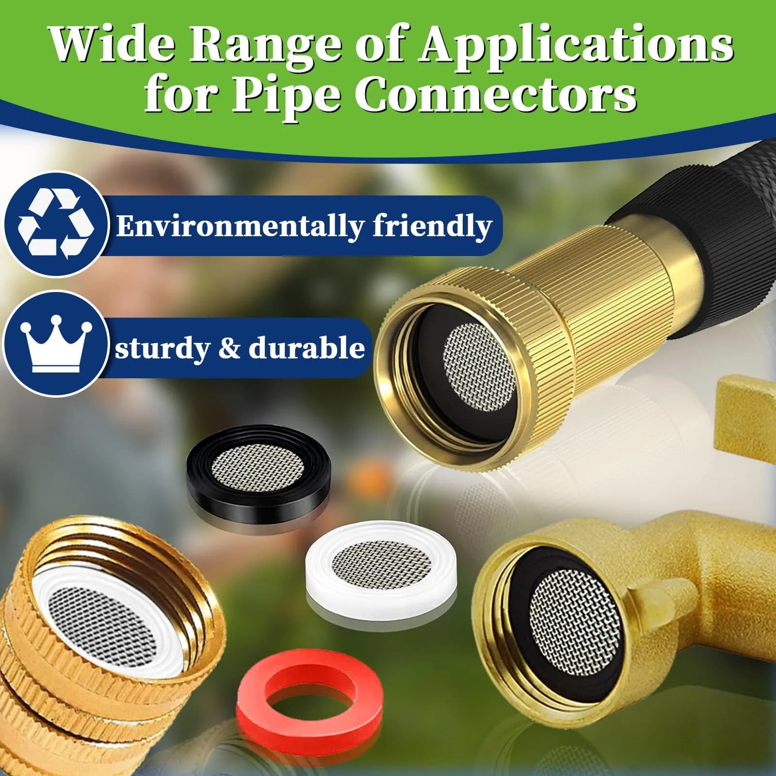 ZDBB 258 Pcs Faucet Washer & Hose Gasket Kit | Assorted Sizes for Outdoor Faucet & Garden Hose Repair - view 5