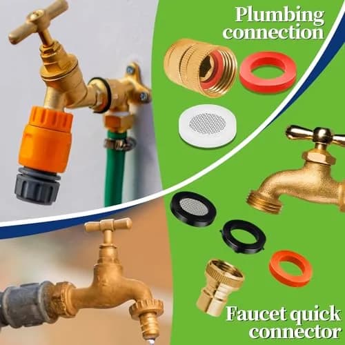 ZDBB 258 Pcs Faucet Washer & Hose Gasket Kit | Assorted Sizes for Outdoor Faucet & Garden Hose Repair thumbnail 6