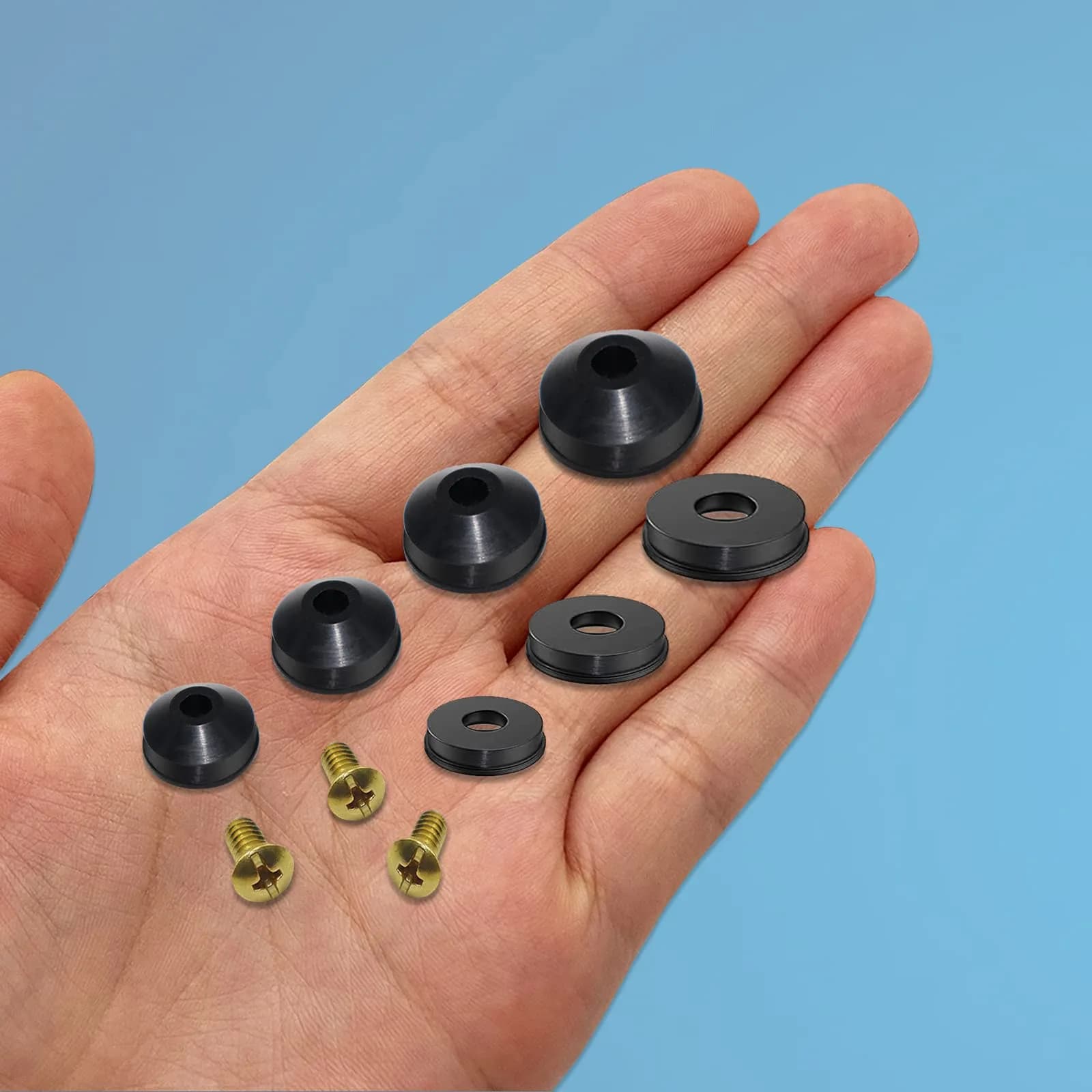 ZDBB 258 Pcs Faucet Washer & Hose Gasket Kit | Assorted Sizes for Outdoor Faucet & Garden Hose Repair - view 8