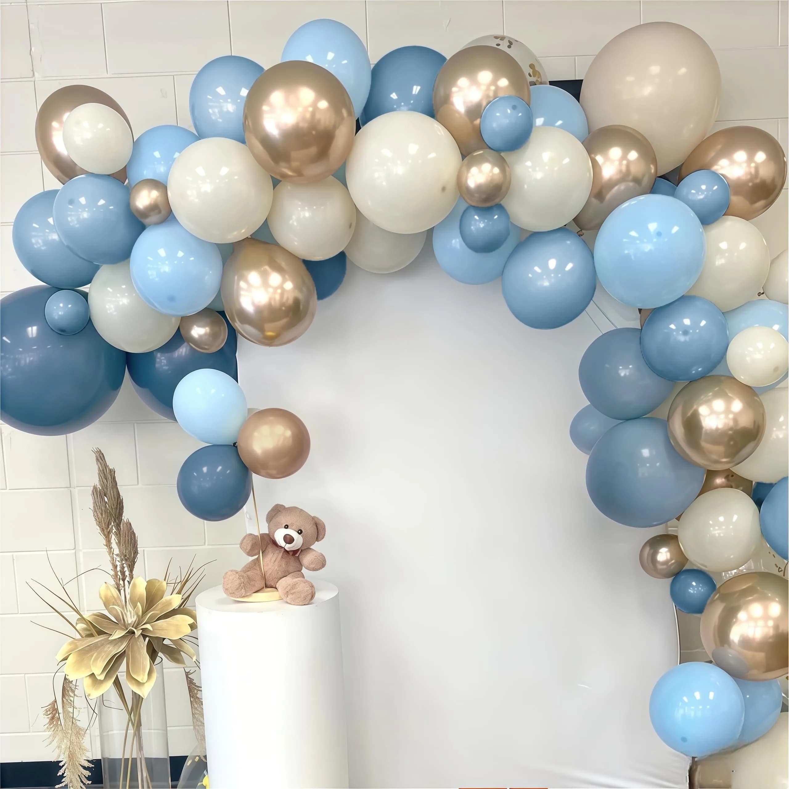 HILAVO Dusty Blue Balloon Set 60Pcs 12 Inch | Assorted Colors Balloon for Parties - view 5