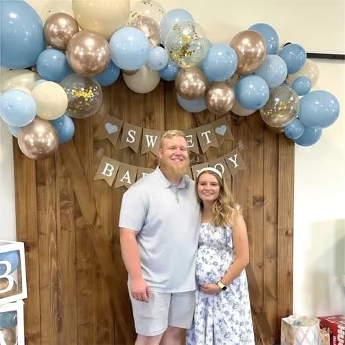 HILAVO Dusty Blue Balloon Set 60Pcs 12 Inch | Assorted Colors Balloon for Parties thumbnail 3