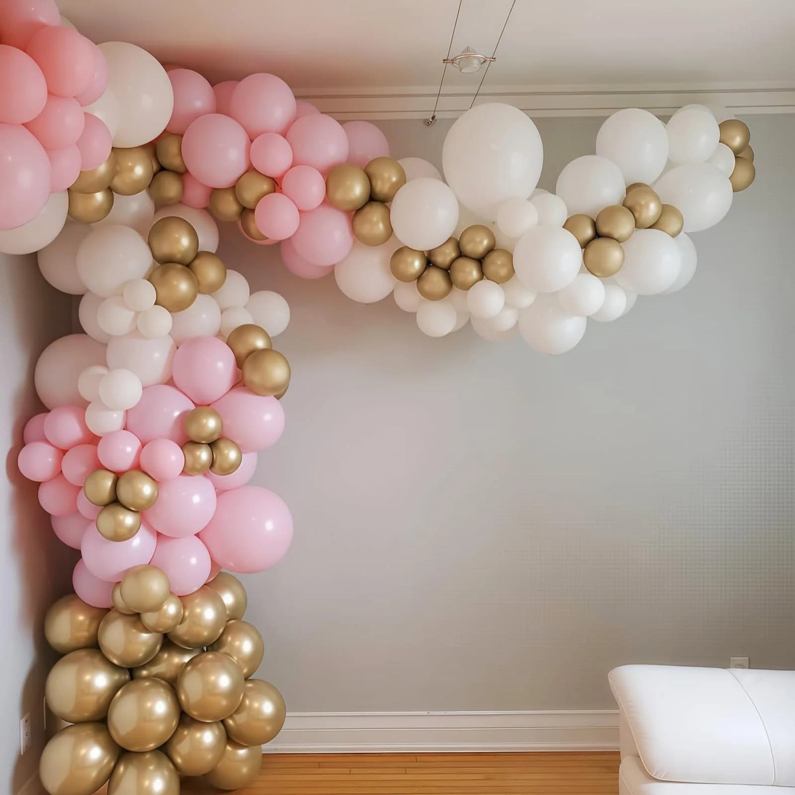 HILAVO Pink Gold Balloons Set 60Pcs 12 Inch | Assorted Colors Balloon Value Pack - view 5
